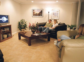 Basement Living Room- Basement Finishing Smithtown, Long Island
