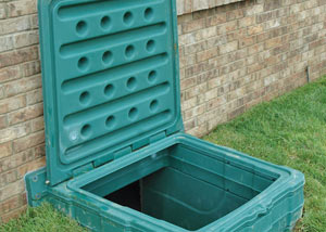 lockable crawl space access door installed in Port Washington