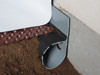 French Drain or Drain Tile system installed in a Long Island crawl space