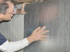 Crawl space insulation installed in Bayport on a dirt floor