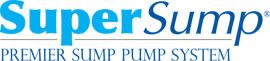 Logo for our SuperSump Pump System, available in Wantagh and other parts of Long Island