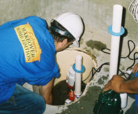 installing a sump pump and backup sump pump system in Islip Terrace, LI