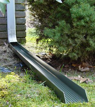 Gutter downspout extension installed in Wantagh