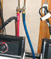 Cutaway photo of our self-draining dehumidifier system