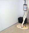 basement wall product and vapor barrier for Islip wet basements