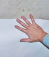 closeup of a plastic basement wall covering on concrete in Oceanside